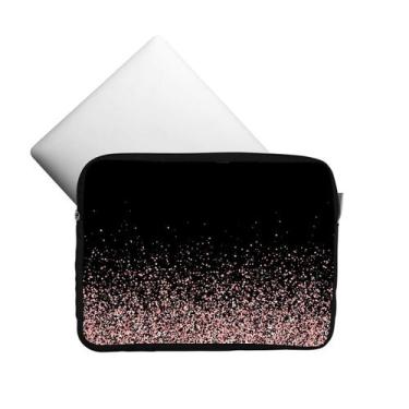 Imagem de Capa Para Notebook 15.6 Case Pasta Com Zíper Glitter Rosa - Cine Coupl