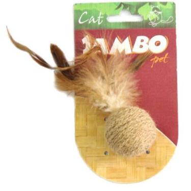 Imagem de Brinquedo Jambo para Gatos Bola Natural - Jambo Pet