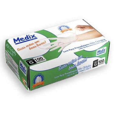 Imagem de Luva De Latéx De Borracha Sem Pó Bioabsorvível Tam G - Medix, Não se a