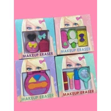 Imagem de Conjunto De Borrachas Coloridas E Decoradas - Barbie - Tudobempresente