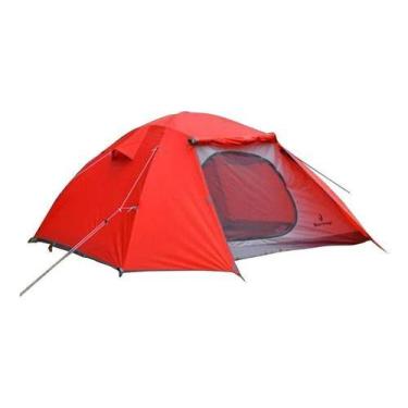 Imagem de Barraca Comfort 3000mm Azteq 3/4 P Resistência Chuva, Vermelho
