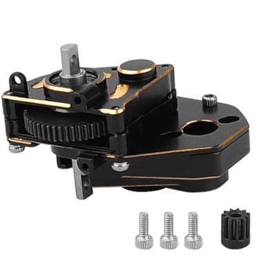 Imagem de Pothyes 1/24 Brass Transmission Case Assembled Gearbox with Internal Gear for Axial AX24 SCX24 RC Crawler Car Upgrade Part