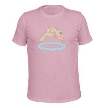 Imagem de Camiseta Plus Size T-Shirt Tecido Macio Mão Th - Surprass, Rosa, G1