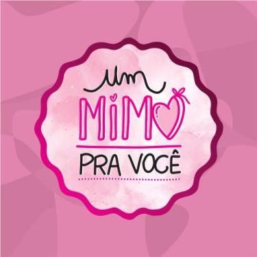 Imagem de Adesivos Vinil com recorte especial 5X5cm / MODELO UM MIMO PRA VOCÊ / 