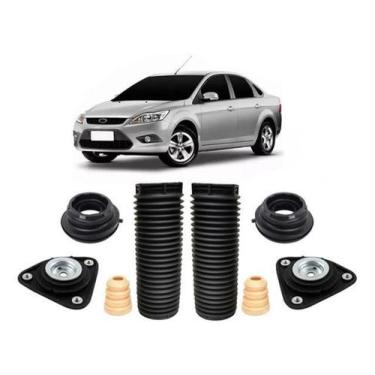 Imagem de 2 Kit Coxim Batente Amortecedor Dianteiro Focus 2012 2013 14 - Qualyki