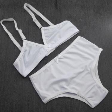 Imagem de Conjunto de lingerie Infantil Juvenil Menina Moça sem bojo calcinha la