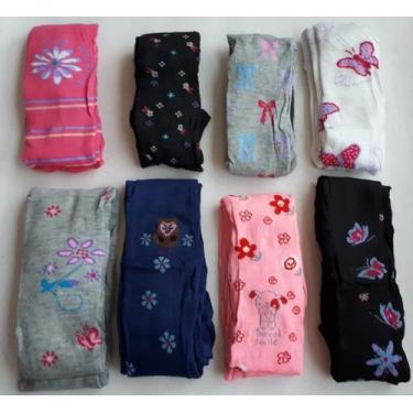 Imagem de Kit 3 Meia Calça Infantil Bem Grossa Neve Fio 40 - T BAZAR,  7 A 9 ANO