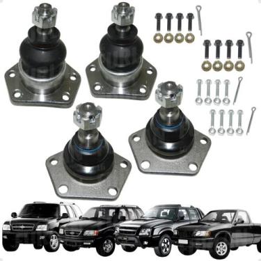 Imagem de Kit 4 Pivo Suspensão Superior Inferior S10 Blazer 95 A 2011 - LG FURLA