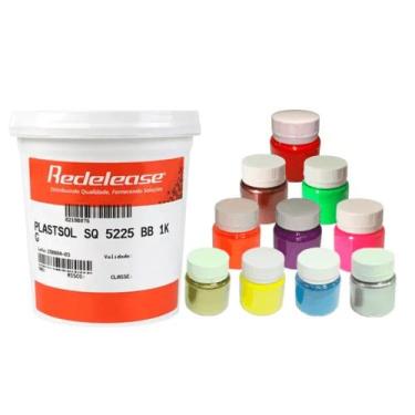 Imagem de Kit Plastisol SQ 5225 + Todos Pigmentos Fluorescentes - Redelease