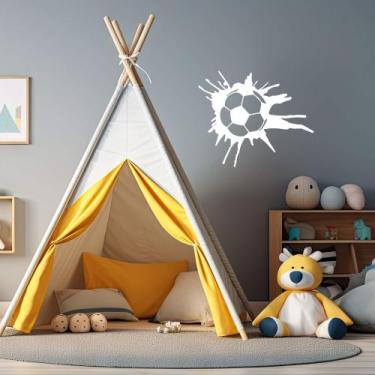 Imagem de Adesivo Bola de Futebol Decoração Quarto Menino Porta - Kanto Store, B