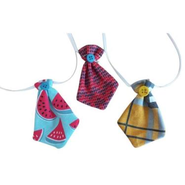 Imagem de Gravatas Pet Banho E Tosa Tecido Pequenas 50 Un. - Happy Dog