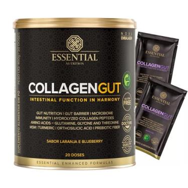 Imagem de Collagen Gut - Colágeno Sabor Laranja E Blueberry - Essential Nutrition + 2 Amostras sabores Gut variados
