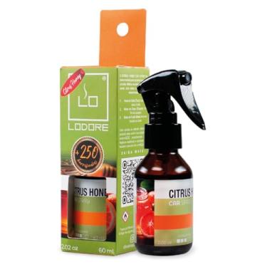 Imagem de Aromatizante Automotivo Lo Car Spray – Perfume Automotivo Prático e Eficiente, Cheirinho Duradouro para Carros, Ideal para Refrescar o Interior do Veículo com Aromas Suaves (Citrus Honey)