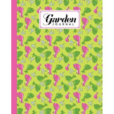 Imagem de Garden Journal: Garden Journal dinosaur era Cover Log Book, Organize Your Gardening, Can Keep Track Record Notes and Log Plants, A Perfect Gardeners ... To Experienced | 120 Pages, Size 8" x 10"