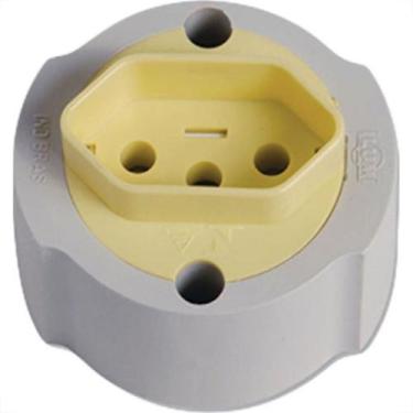 Imagem de Tomada Externa Ilumi 2P+T. 20A Grande 16511 - Kit C/10 Pecas