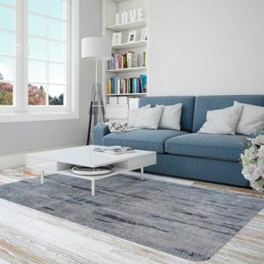 Imagem de Tapete Decorativo Adana para Sala e Quarto, 200 x 250 cm, com Relevo (Cinza)