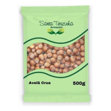 Imagem de Avelã Crua Com Pele e Sem Casca Pacote 500g - Mundialho