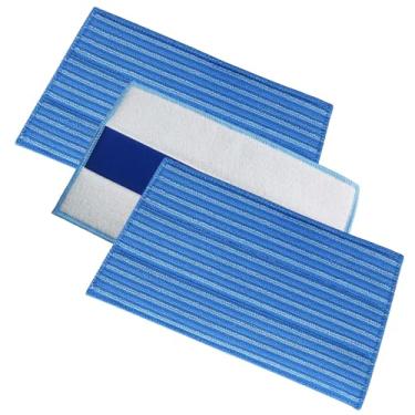 Imagem de KaiSenWo Pacote Com 3 Almofadas De Esfregão Compatíveis Com Esfregão De Limpeza A Vapor Haan Almofadas De Microfibra Reutilizáveis Substituição Para Vaporizadores Haan Séries Fs, Si E Ms Mop De Micr