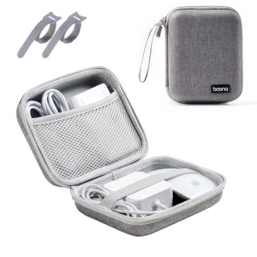 Imagem de HOMEGYMFREE Estojo Carregador Para Macbook, Organizador De Carregador De Computador De 7,9" X4,7", Apple Magic Mouse Apple Pencil Usb Flash Disk Sd Card Bolsa Pequena Para Acessórios Portáteis (Preta)