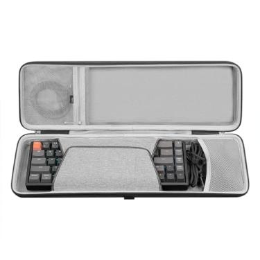 Imagem de GEEKRIA Geekria 65% Teclado+Mouse Combo Case, Bolsa De Transporte De Viagem Rígida Para Teclado Compacto De 68 Teclas, Compatível Com Keychron K6, Nuphy Halo65