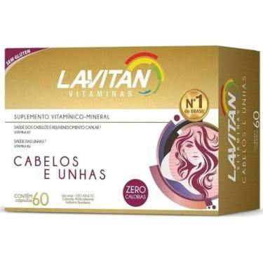 Imagem de Lavitan vit cabelos e unhas c/60 capsulas - CIMED