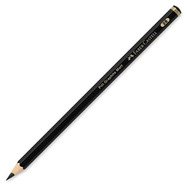 Imagem de Faber-Castell Lápis de grafite fosco para arte e gráfico, grafite fosco, 2B, para arte, artesanato, desenho, esboço, casa, escola, universidade, colorir