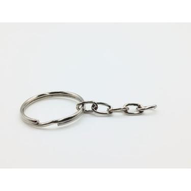 Imagem de Argola para Chaveiro 22mm Batida C/ Corrente Fina (100pçs) Cod1140 - D