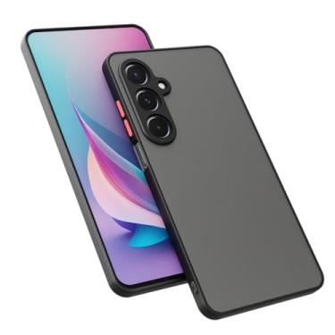 Imagem de Capa Protetora Compatível Sannsung Galaxy A26 Fosca Translúcida Preta Com Proteção de Câmera