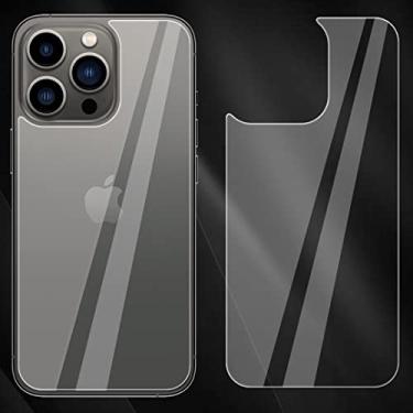 Imagem de Siminsy Pacote com 2 protetores de tela traseira para iPhone 13 Pro Max [6,7 polegadas], protetor traseiro de vidro temperado, antiarranhões, sensação de toque para iPhone 13 Pro Max