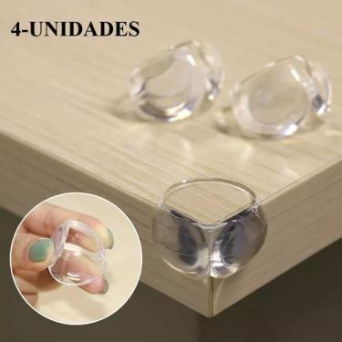 Imagem de Protetor Quina Móveis Cantoneira Silicone Bebê - oem, 4-UND