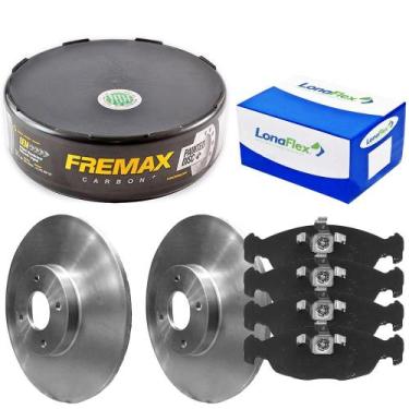 Imagem de Kit Pastilha Disco Dianteiro Sólido Celta 1.0 2009 a 2014 Lo - Fremax