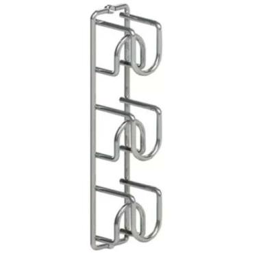 Imagem de 8 Mini Adega de Parede Suportes para 3 Garrafas de Vinho cada Aramado 