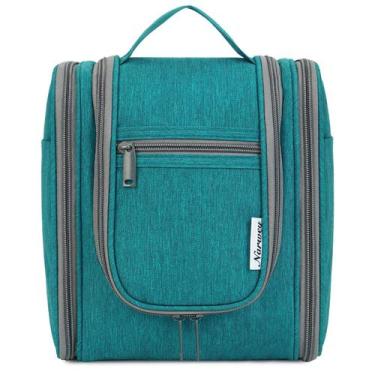 Imagem de Bolsa de higiene de viagem suspensa Narwey Cosmetic Organizer Teal