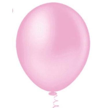 Imagem de BALÃO LISO REDONDO - PIC PIC Nº 09 - ROSA BABY - Pacote com 50 unidade