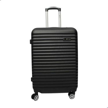 Imagem de Mala Cruzeiro Tamanho 24 Material Rígido ABS Rodas 360 Modelo 1004 Preto