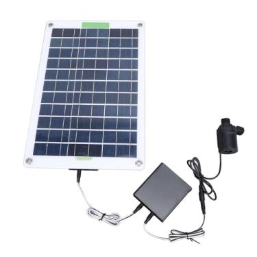 Imagem de Kit de Bomba de Fonte Solar Com Painel Solar Separado, Bomba de Fonte de água Com Energia Solar Com 100W Com Caixa de Armazenamento de Energia para Banho de Pássaro, Lagoa Ao Ar