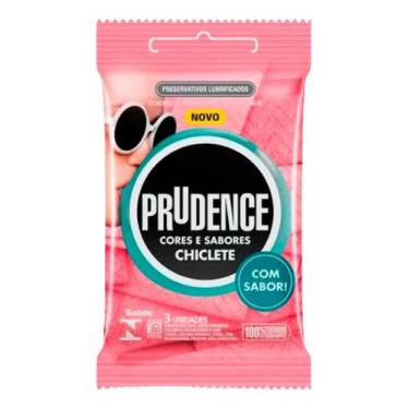 Imagem de Preservativo Com Sabor Chiclete Prudence Com 3 Unidades