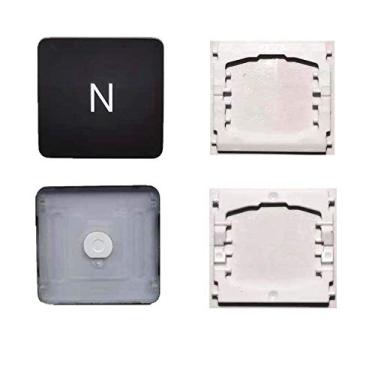 Imagem de A tampa e as dobradiças individuais de substituição da tecla N são aplicáveis ao MacBook Pro de 13 e 16 polegadas modelos A1989 A1990 e ao teclado MacBook Air modelo A1932 para substituir a tecla N e