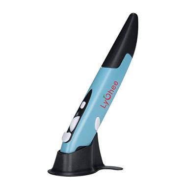 Imagem de Mouse com caneta de bolso óptico sem fio, mouse óptico sem fio USB de 2,4 GHz, mouse com caneta óptica 500/1000 DPI ajustável para notebook PC Mac, Azul