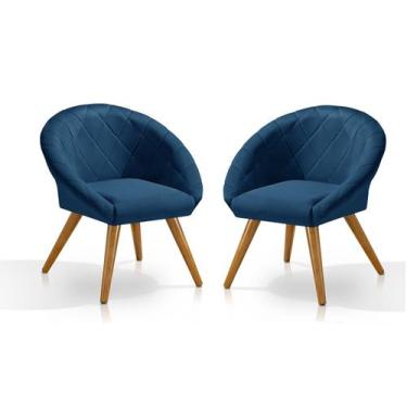 Imagem de Conjunto 2 Poltronas Lais Decorativas para Sala de Espera - Sonho da M