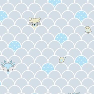 Imagem de Papel De Parede Yoyo Ii Infantil Azul Yy204101r