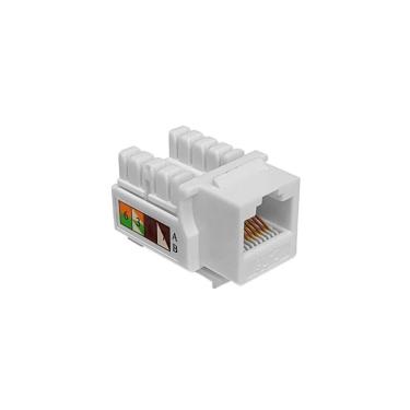 Imagem de Conector Femea Keystone Rj45 Cat5e