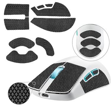 Imagem de TALONGAMES Fita Antiderrapante Para Mouse Compatível Com Gamer Rog Harpe Ace, Absorção De Suor Na Palma Da Mão, Fina 0,5 Mm, Corte Sob Medida, Fácil Aplicação, Pele
