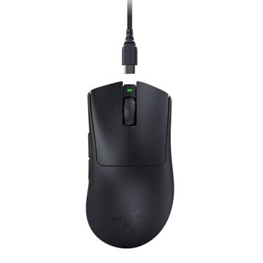 Imagem de Mouse Gamer Razer DeathAdder V3 Pro Ergonomic Wireless - RZ0104630100