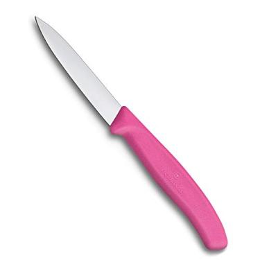 Imagem de Faca Victorinox Classic Fio Liso 8cm Rosa Multiuso 6.7606.L115