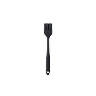 Imagem de Pincel Culinário de Silicone, 25 cm, Preto, Resistente a 180°C, para Untar e Pincelar