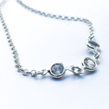 Imagem de Colar Choker Com Zirconias Prata 925