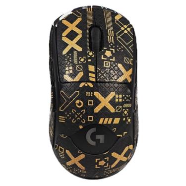 Imagem de NOUKAJU Fita aderente de mouse cobertura total para mouse gamer sem fio Logitech G Pro, fita antiderrapante para mouse, kit de atualização de mouse profissional pré-cortado resistente ao suor