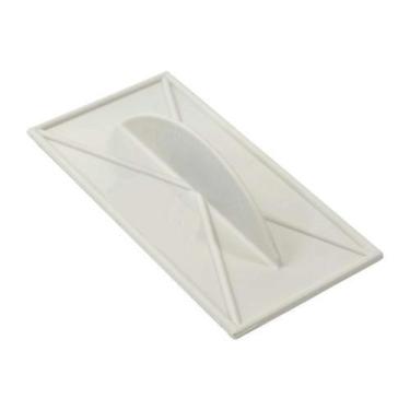 Imagem de Desempenadeira Plástica Lisa 8x16cm para Grafiato - Texturização de Su