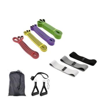 Imagem de Kit Superband Elástico Exercício E Alongamento Exercício Funcional - T